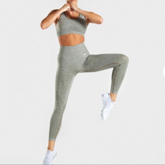 Gymshark Vital Seamless Leggings Khaki 